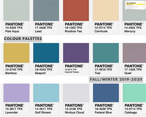 14 Pantone Nyfw Aw 202021 Palette