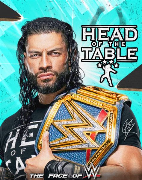 Roman Reigns - head of the table 2021 poster by aliroman2018 on DeviantArt