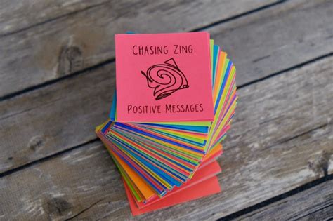 Ink Friendly Positive Message Motivational Cards Spreading Etsy