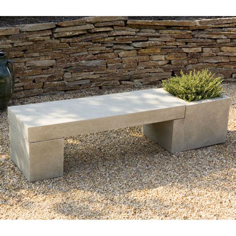 Stone Modular Outdoor Seating Set Small Kinsey Garden Decor