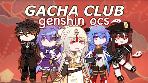 Genshin Gacha Ocs Genshin Impact Oc Offline Codes Gacha Club Part 5 Liyue Fluery