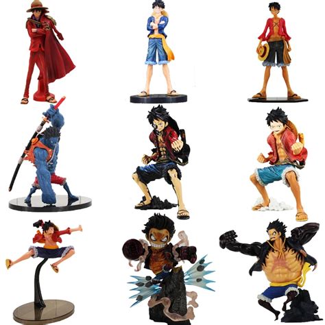 Anime One Piece Luffy Figure Toy Monkey D Luffy Gear 4th Haki Scultures