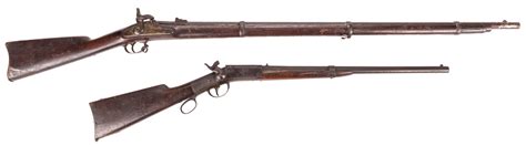 Lot 217 2 Civil War Rifles Springfield And Perry