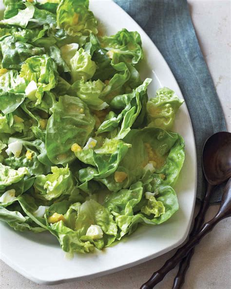 Bibb Lettuce Salad With Horseradish Dressing Recipe Martha Stewart