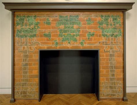 Fireplace Surround Attributed To John S Bradstreet Maker Grueby