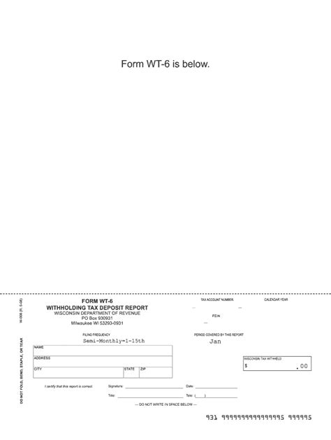 2008 Form Wi Wt 6 Fill Online Printable Fillable Blank Pdffiller