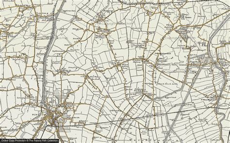 Historic Ordnance Survey Map Of Walpole Highway 1901 1902