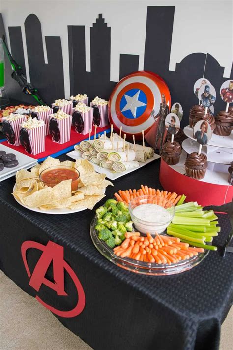 Avengers Birthday Party Food Ideas 21 Avengers Birthday Party Ideas