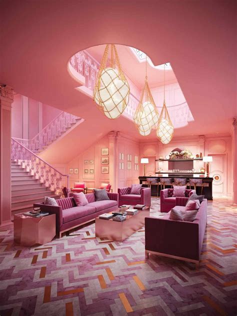 Pin By Selina On House Pink Home Decor Hotel Interior Design Pink