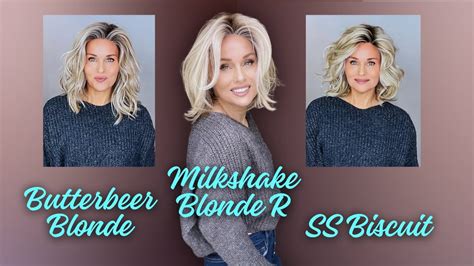Belle Tress MILKSHAKE BLONDE COMPARE To BUTTERBEER BLONDE SS BISCUIT Wigs YouTube