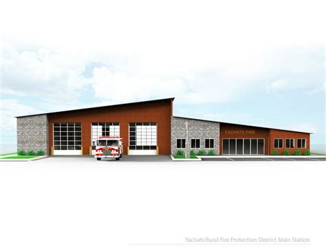 Fire Station 3d Model Cgtrader
