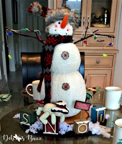 5 Snowman Centerpieces Decorate Winter Table Debbees Buzz Winter