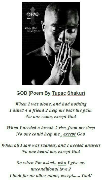 348 x 348 pixels (81191 bytes). God (Poem by Tupac Shakur) 💜☝ | Tupac quotes, 2pac quotes, Tupac shakur
