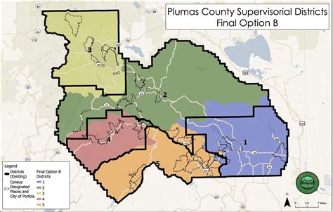 Supervisors Select Boundaries For Revised Districts Plumas News
