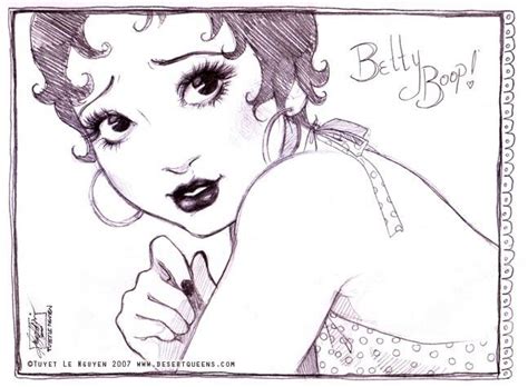 Realistic Betty Bandw Betty Boop Art Betty Boop Betty Boop Pictures