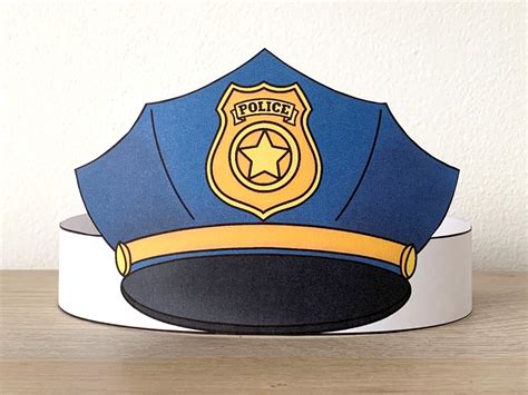 Printable Police Hat Printable World Holiday