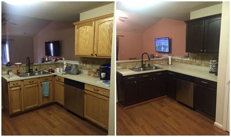 Or, maybe they need to be updated? DIY painting kitchen cabinets - Before and after pics!