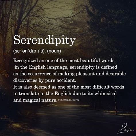 Serendipity Making Happy Discoveries By Accidents🌸 Being In The Right