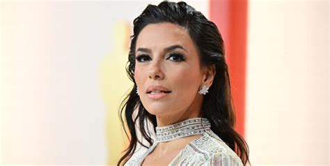 Eva Longoria Went To The Oscars In A Sparkly See Through Low Plunge Gown