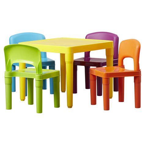 Kids Table And Chair Set India Tot Tutors Kids Plastic Table And 4