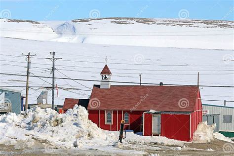 The Church At Resolute Bay Nunavut Canada Editorial Image Image Of