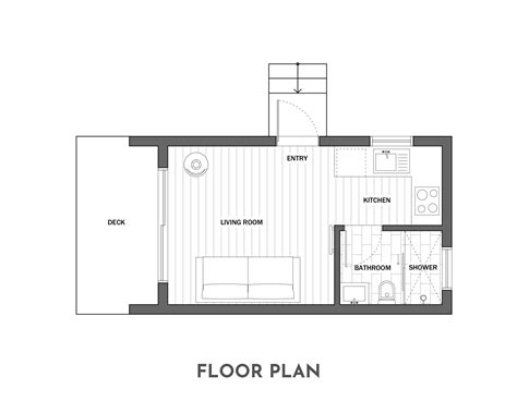 Modern Cabin House 12 X 20 240 Sq Ft Tiny House - Etsy