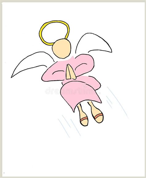 Angel Of Love Praying Stock Illustration Illustration Of Adorable