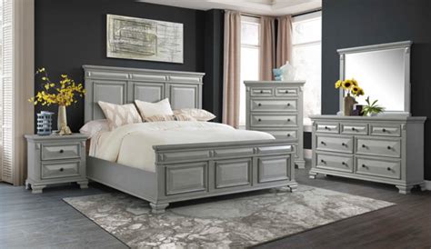 Bedroom furniture sets └ furniture └ home, furniture & diy all categories antiques art baby books, comics felix bedroom set grey wardrobe chest of drawers bedside also sold separately. On Sale CY300 Calloway Grey Bedroom Set | Elements ...