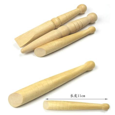 3 in 1 wooden massage chinese acupoint acupuncture massage stick wood roll needle body back foot