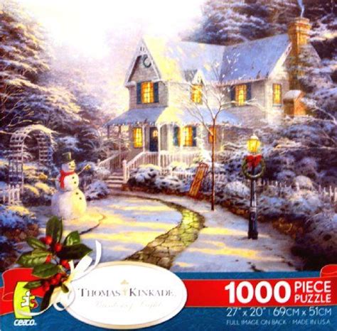 Thomas Kinkade Painter Of Light The Night Before Christmas 1000 Piece