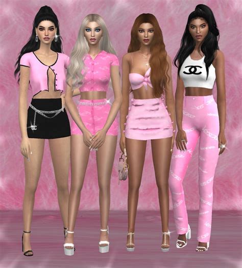 Cha Ching Collection Sims Clothing Sims Mods Clothes Sims