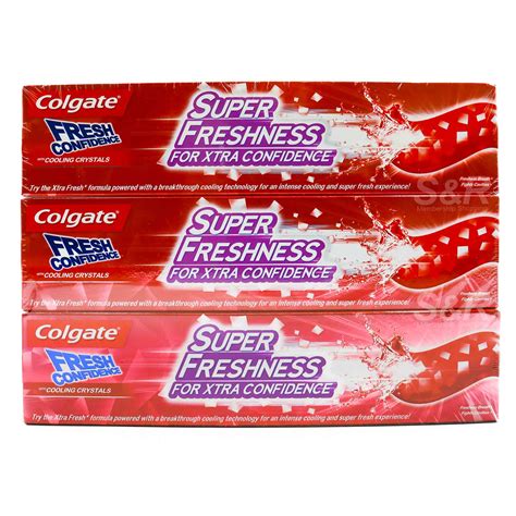 Colgate Fresh Confidence Spicy Fresh Toothpaste 3pcs
