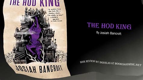 The fourth and the last book in the books of babel series by josiah bancroft. Book Review: The Hod King by Josiah Bancroft. 5 out of 5 ...