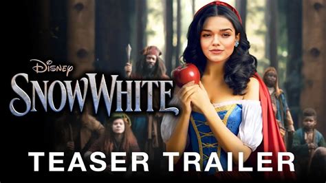 Snow White 2024 Teaser Trailer Live Action Movie Rachel Zegler