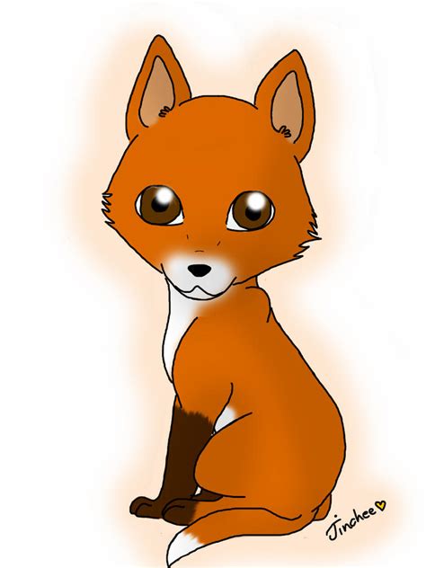 Chibi Red Fox By Tincheee On Deviantart