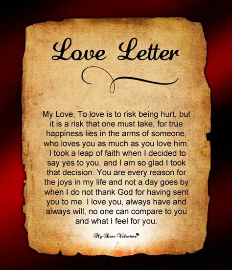 Letter For Him Love Quotes Quotesgram