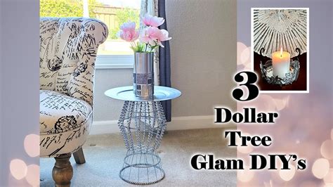Dollar Tree Diy Glam Home Decor High End Diy Decor Youtube