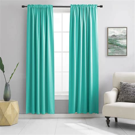 Donren Black Out Window Curtains For Living Room 90 Inch