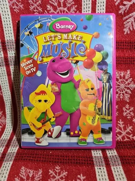 BARNEY LETS MAKE Music DVD 18 99 PicClick