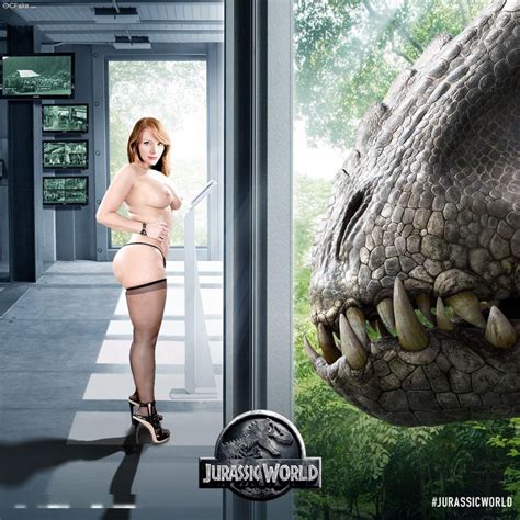 Post Bryce Dallas Howard Claire Dearing Fakes Indominus Rex Jurassic Park Jurassic World