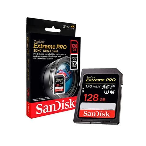 Cartão De Memória Sd Sandisk Extreme Pro 128gb Kabum