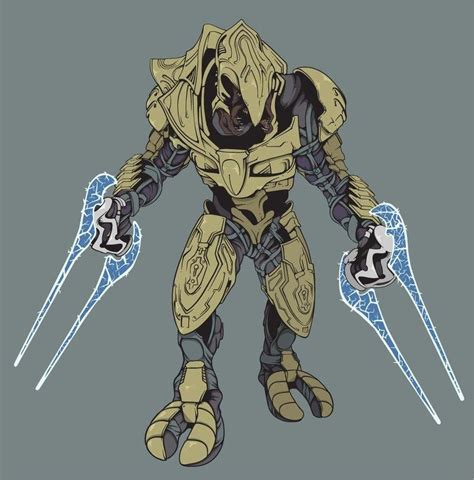 Arbiter By Orcsan Halo Drawings Energy Sword Geek Movies Halo Armor
