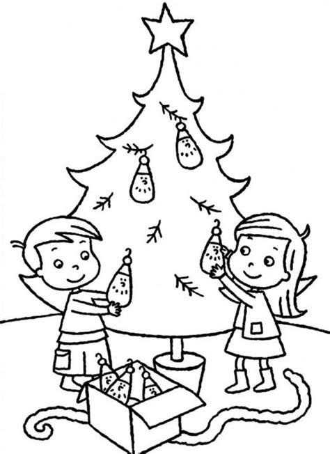 20 Free Printable Christmas Tree Coloring Pages