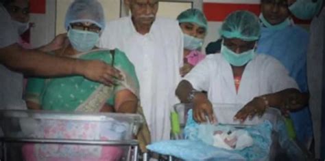 74 Year Old Indian Woman Gives Birth To Twins Husband Had Stroke Next Day