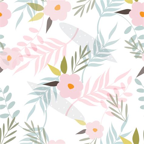 Pastel Floral Background 1236888 Vector Art At Vecteezy