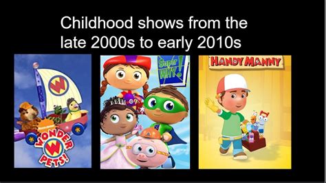 Shows From The Late 2000s To Early 2010s Youtube