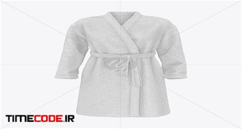 Download دانلود موکاپ حوله حمام زنانه Women's Terry Robe Mockup ...