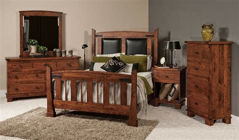 As you might imagine, the cost will vary greatly and will depend on the type of bedroom, hardwood used, and the furniture required. Luxury Amish Bedroom Set 5-Pc Mission Rustic Larado Solid ...