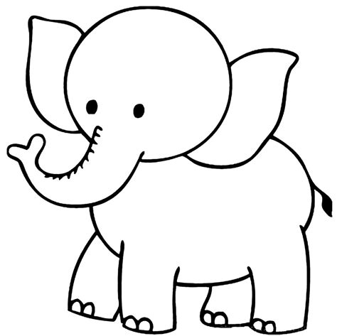 Desenhos Para Colorir De Elefante Como Fazer Em Casa
