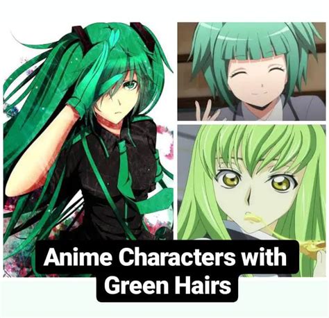 Aggregate Green Haired Anime Characters Best In Cdgdbentre